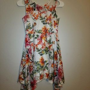 Girls size 12 floral dress
